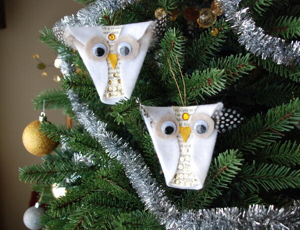 Super Cute DIY Owl Ornament