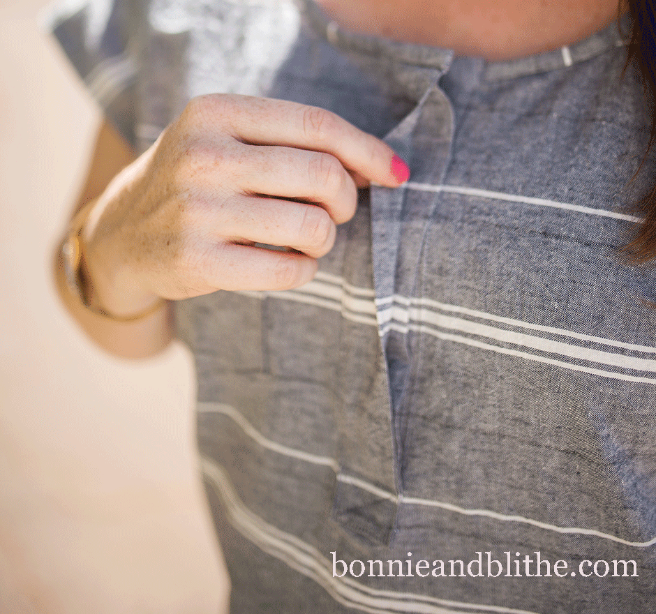 How to Sew a Hidden Button Placket | AllFreeSewing.com
