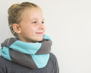 Color Blocked Cowl