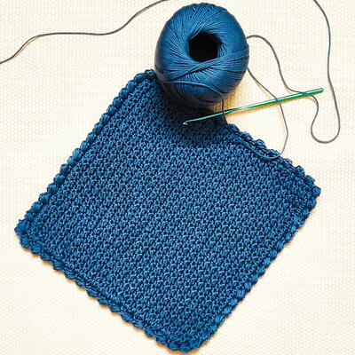 Crochet Square Placemat Potholder