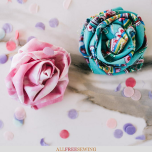 No Sew Fabric Flowers Tutorial