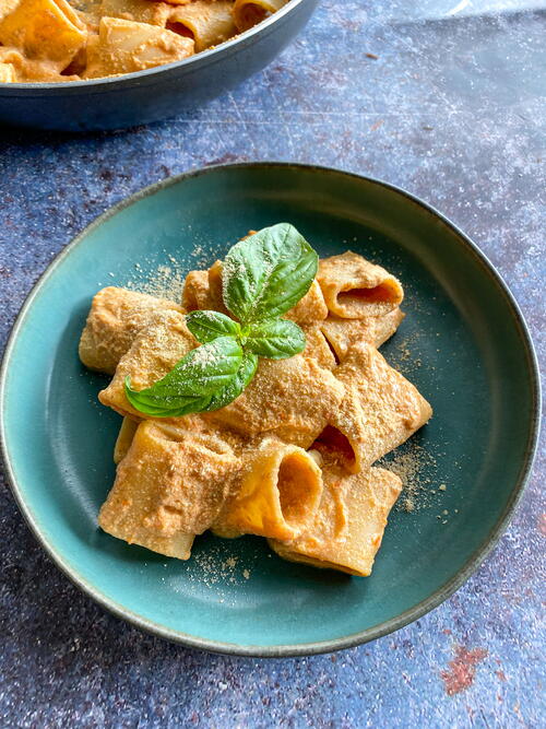 Tofu Sun-dried Tomato Pasta