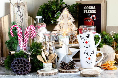 Small-space Hot Cocoa Bar