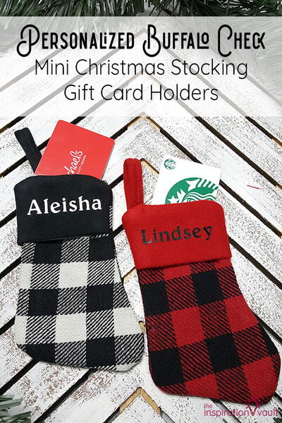 Mini Christmas Gift Card Holders