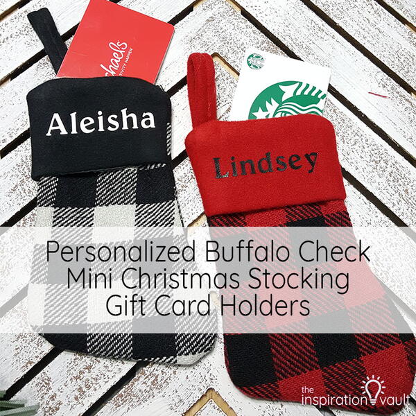 Mini Christmas Gift Card Holders