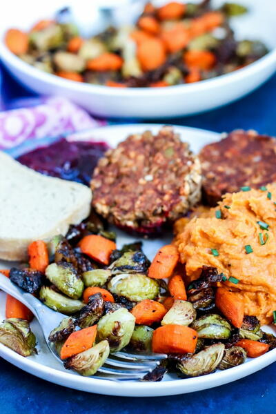 Roasted Brussels Sprouts And Carrots