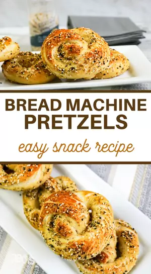 Simple Bread Machine Everything Pretzels