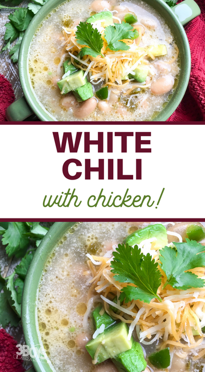 Slow Cooker White Chicken Chili Recipe