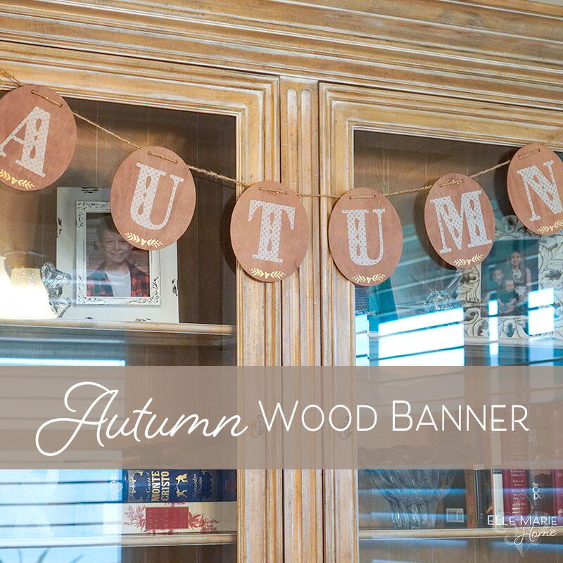 Autumn Wood Banner | FaveCrafts.com