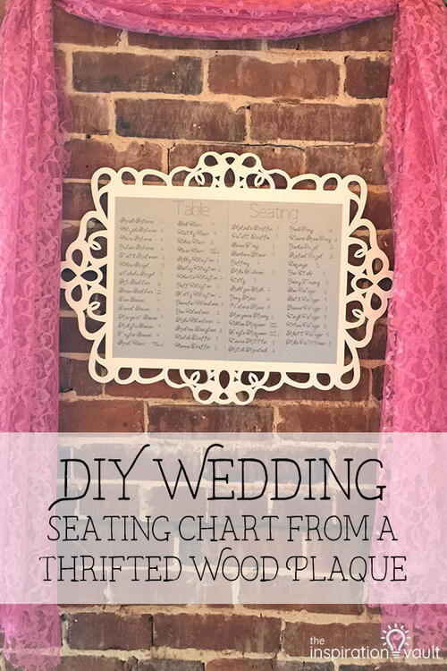 Diy Wedding Seating Chart