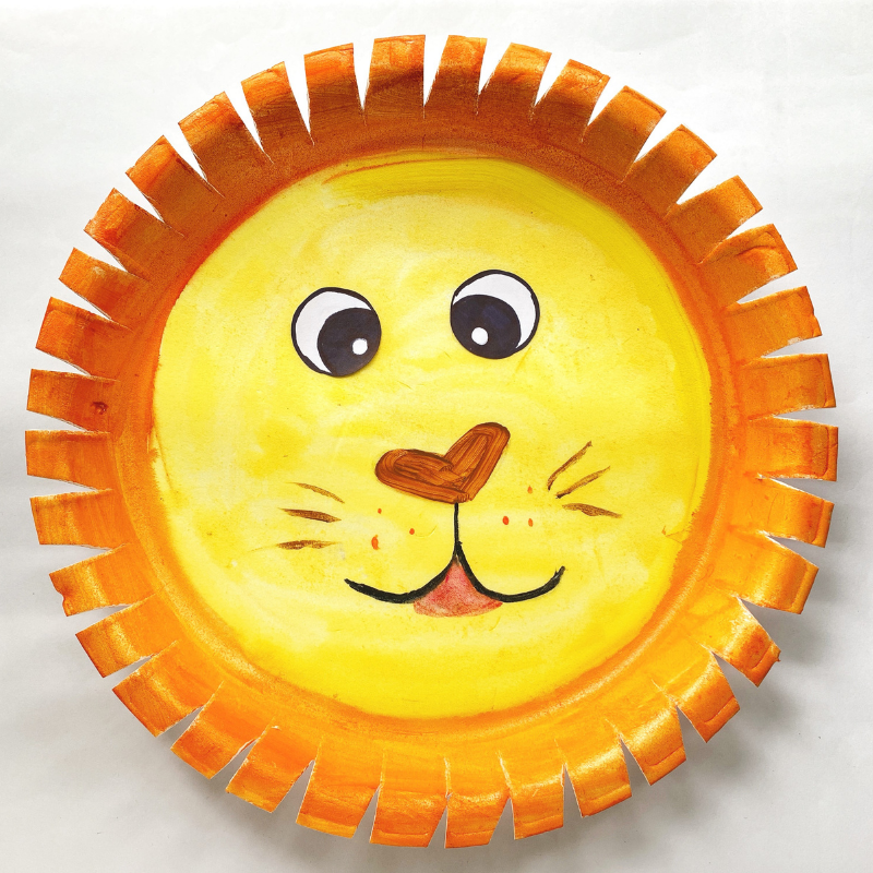 Paper Plate Lion Craft | AllFreeKidsCrafts.com