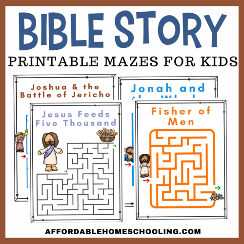 Bible Mazes For Kids