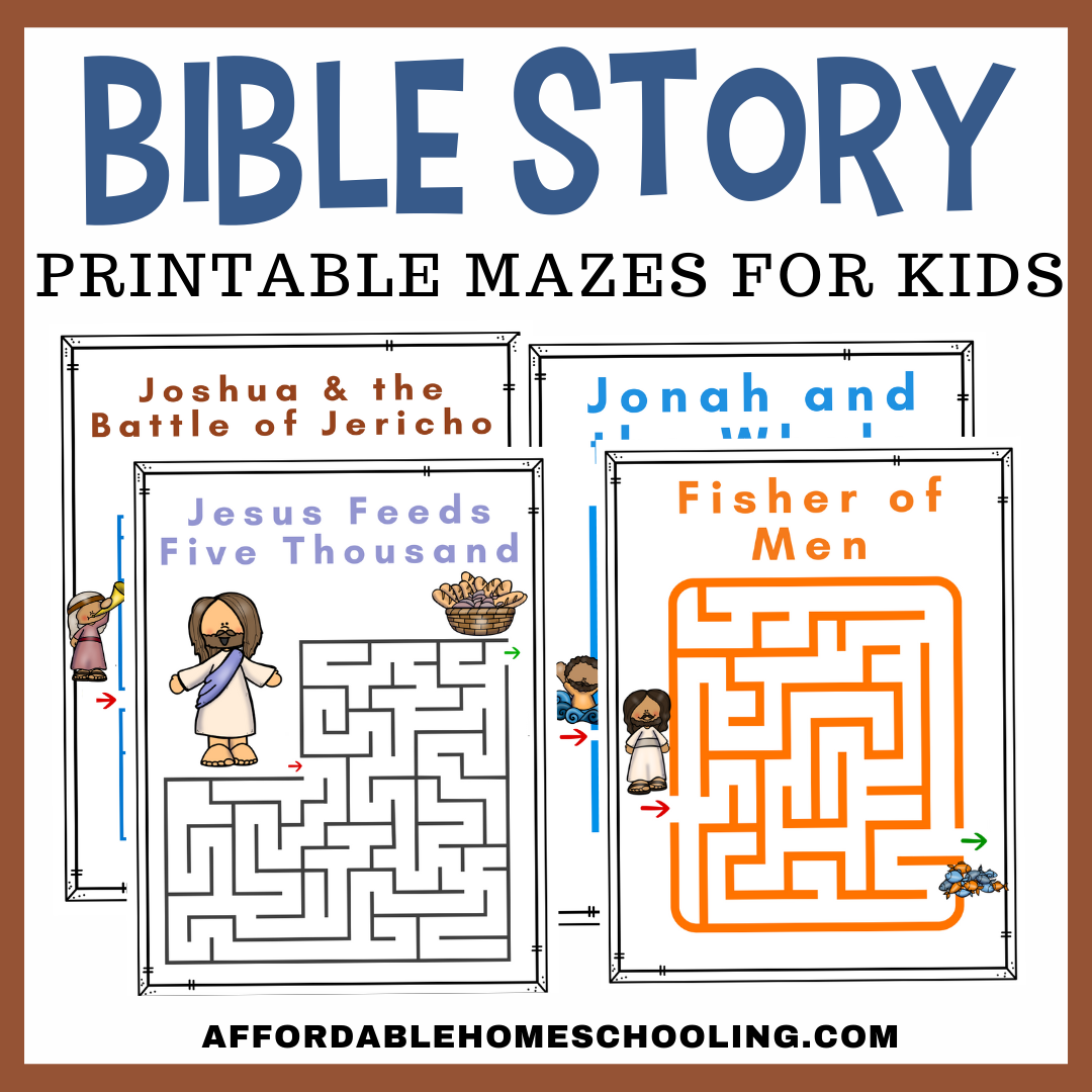 bible mazes for kids allfreekidscrafts com