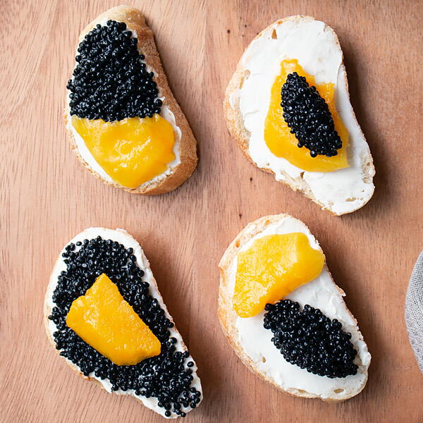  Vegan Caviar Bites