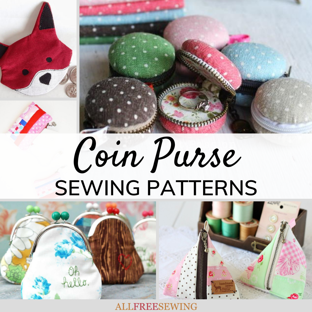 Free Coin Purse Patterns to Stash Anything and Everything