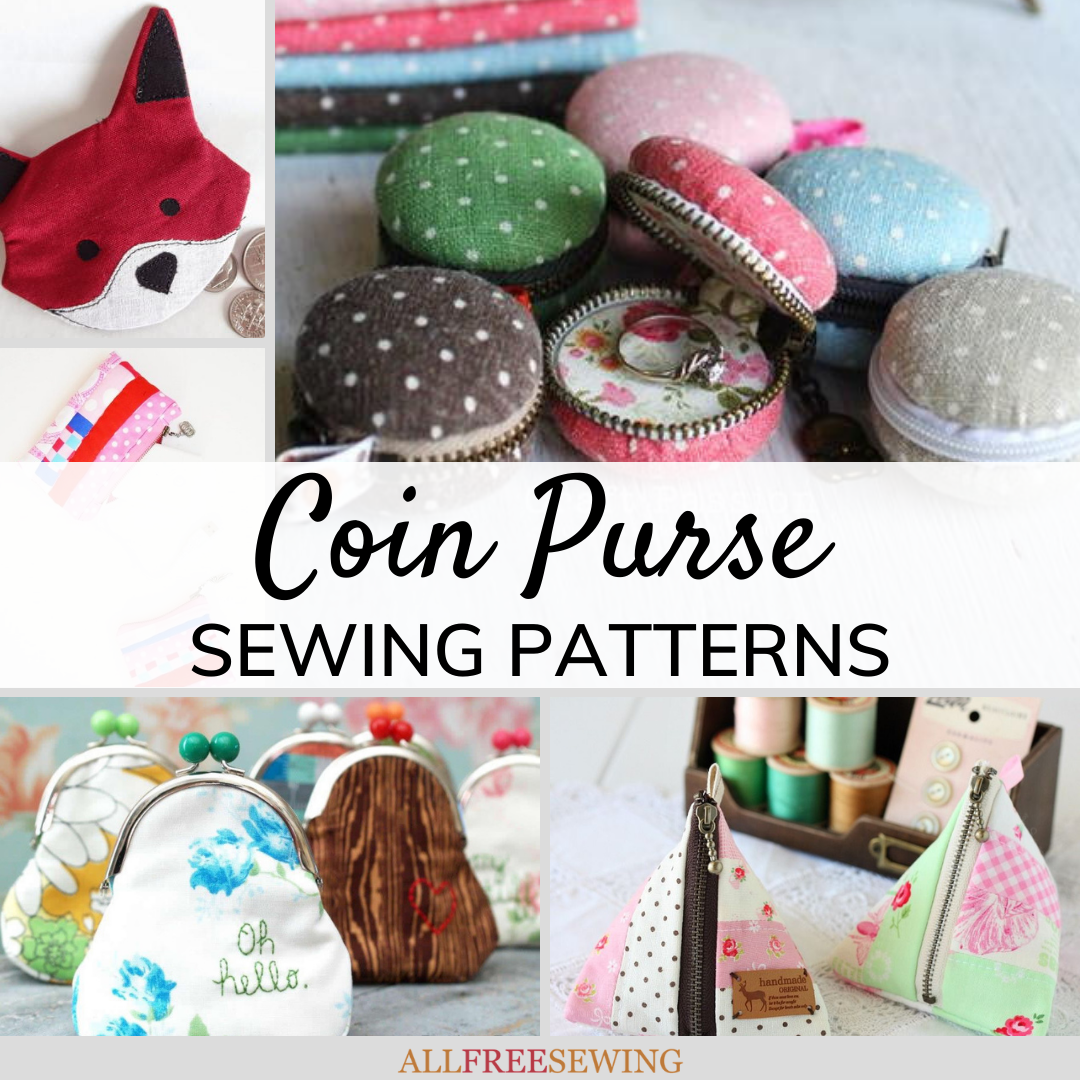 17+ Cute Coin Purse Patterns | AllFreeSewing.com 17+ Cute Coin Purse Patterns | AllFreeSewing.com