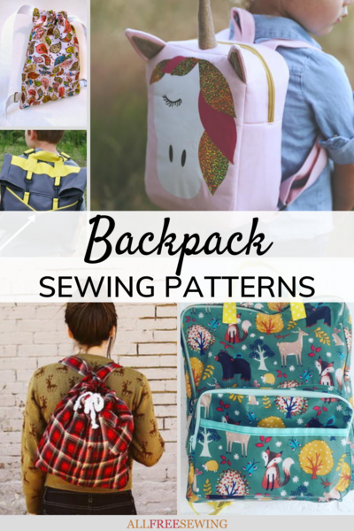 15 Bags To Sew For Kids- All free!