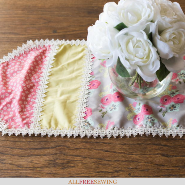 How to Sew a Table Runner Vintage Style