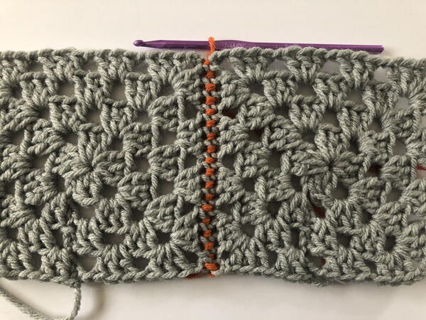 Single crochet joining technique - front loops only wrong side