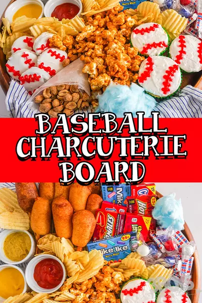 Epic Baseball Themed Charcuterie Board