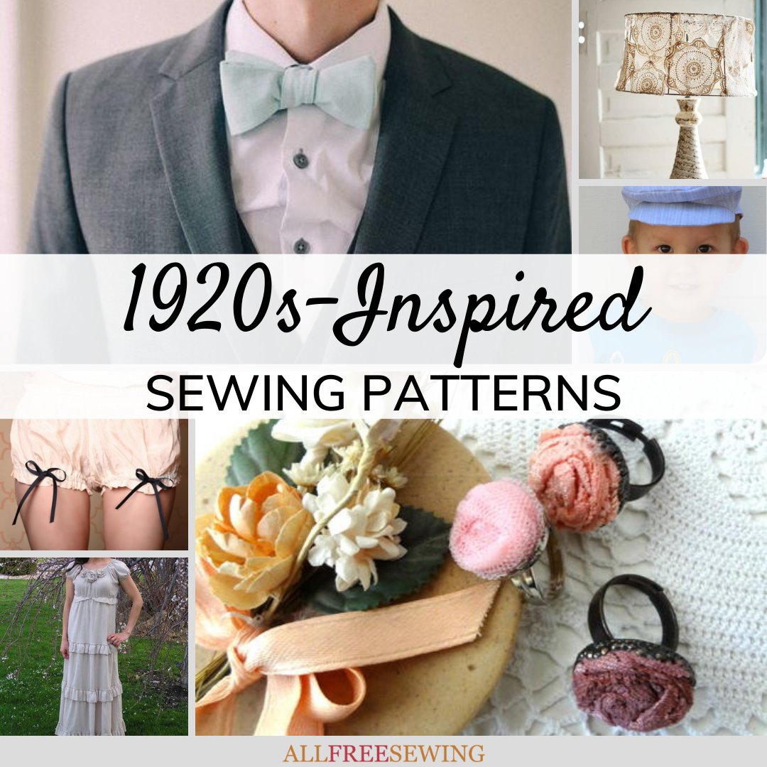 30+ Free 1920s Sewing Patterns Coco Chanel Would Love