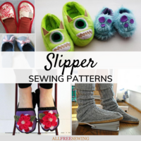 15+ Slipper Sewing Patterns to Keep You Warm