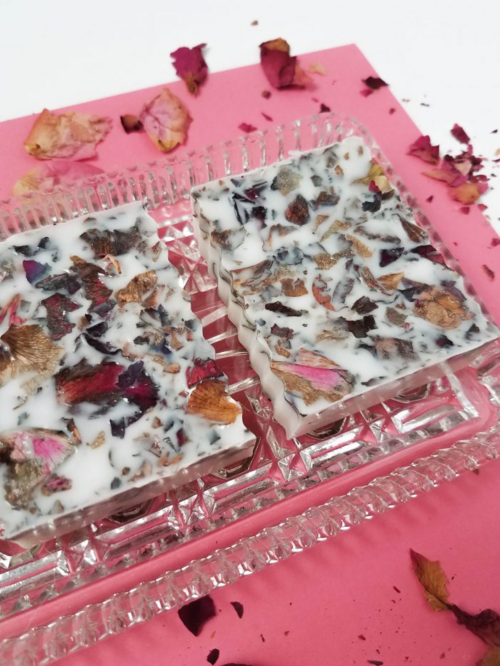 Coconut Rose Petal Soap