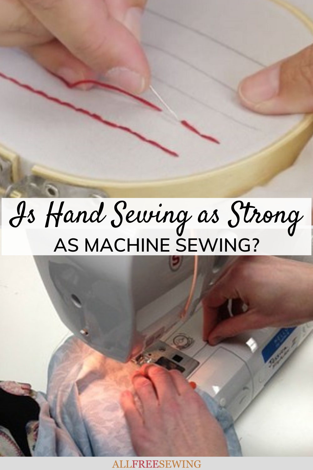 Difference Between Sewing Machine and Hand Sewing