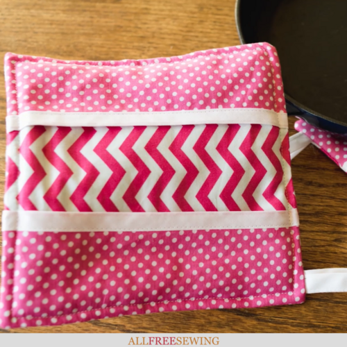 Cute and Easy Potholders to Sew