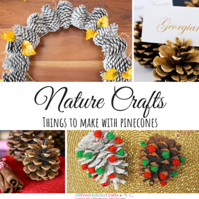 Nature Crafts: 35+ Things to Make With Pine Cones