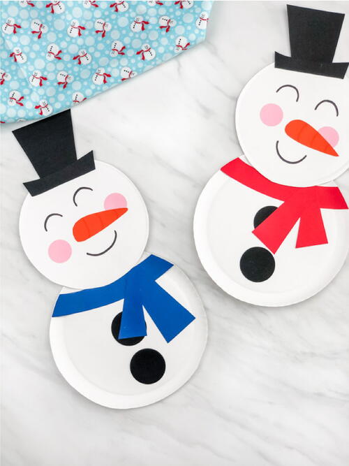 25 Easy Paper Plate Winter Crafts For Kids To Make