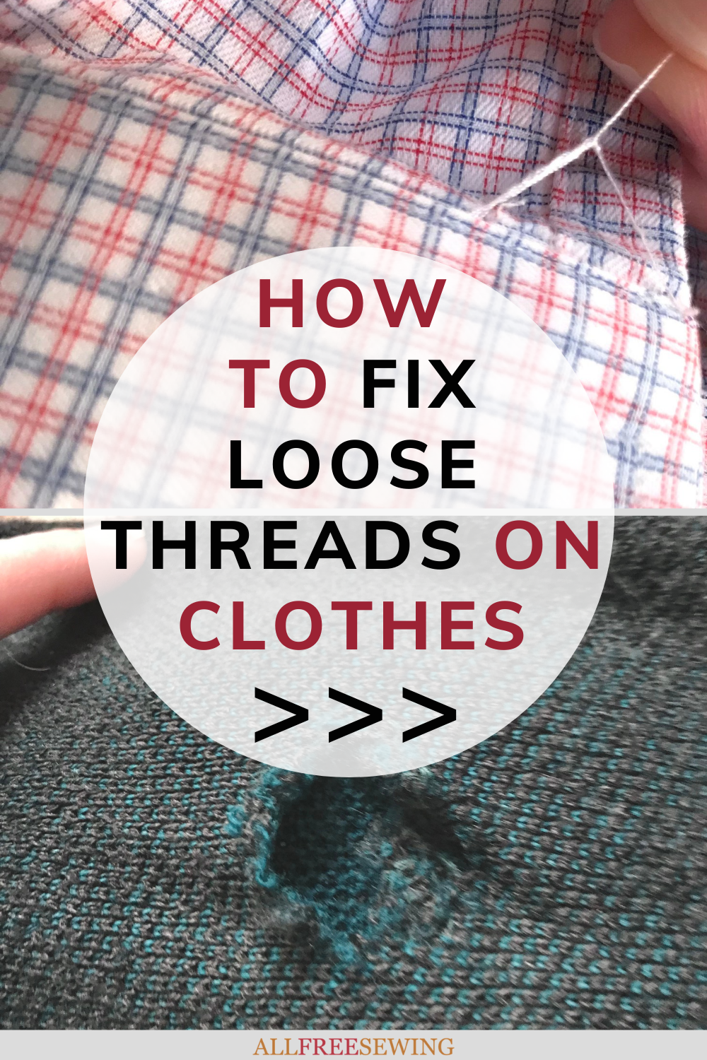 How to Fix Loose Threads on Clothes | AllFreeSewing.com