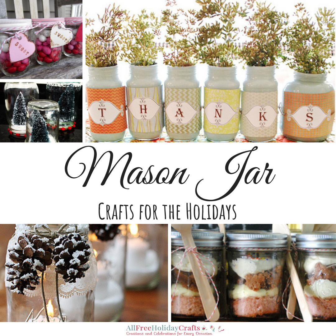 Christmas Tree Mason Jar Votive - Mason Jar Crafts Love