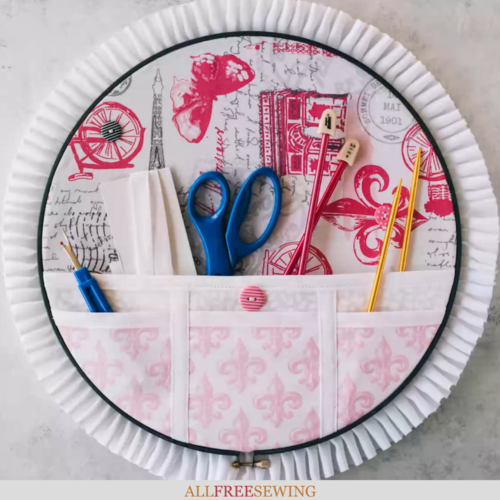 Embroidery Hoop Organizer Video Tutorial