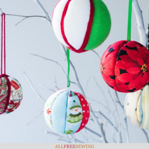 Simple No-Sew Quilted Ornaments (with Printable Templates)