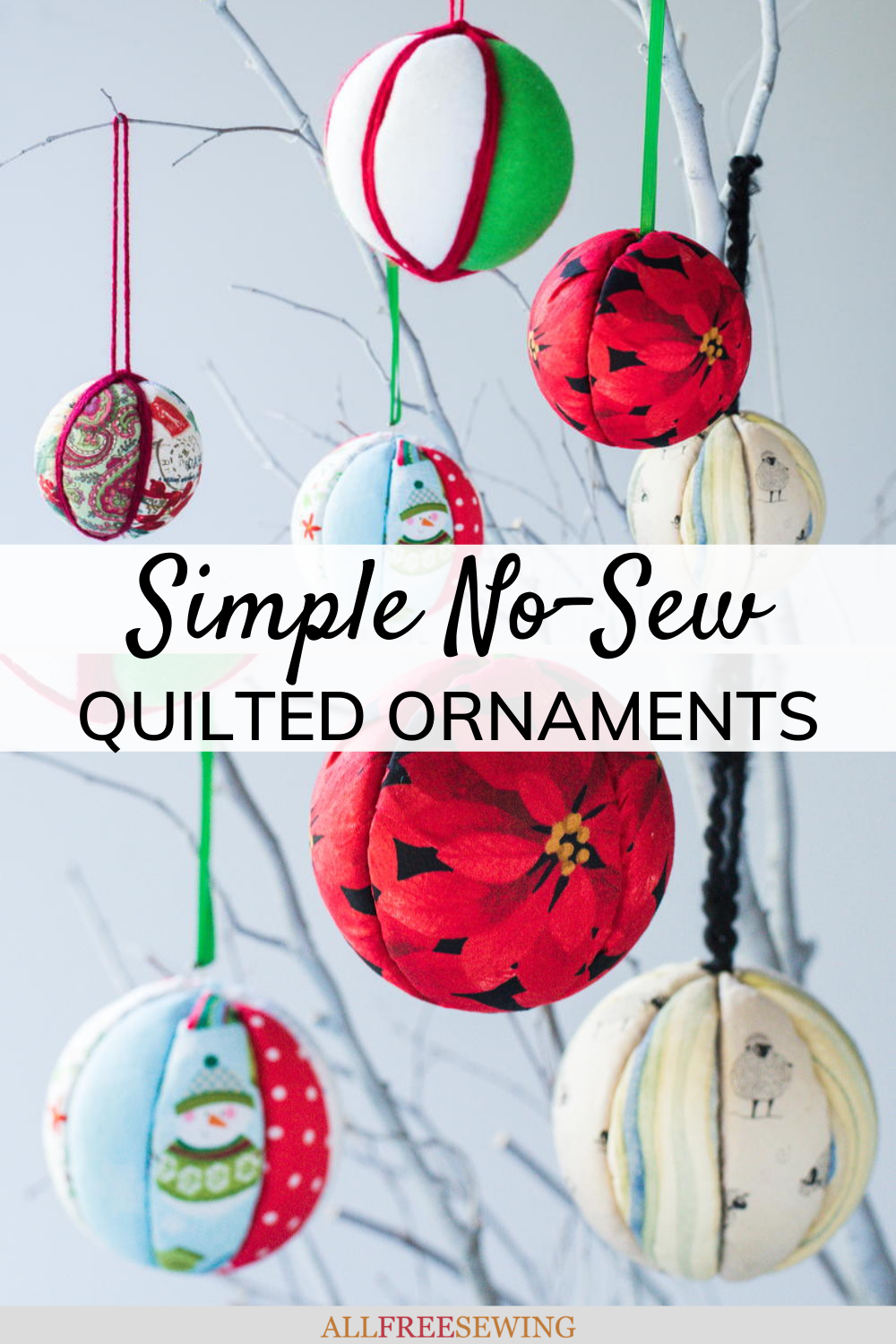 Simple No-Sew Quilted Ornaments (with Printable Templates ...