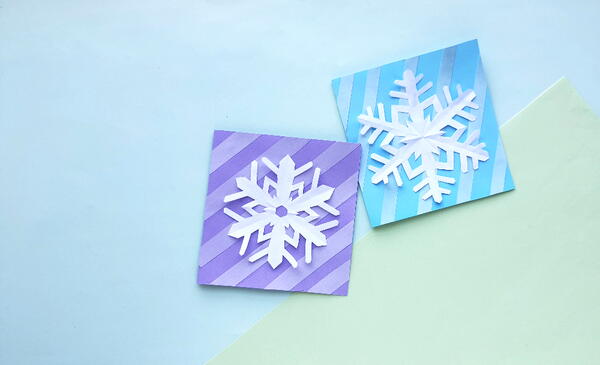 Paper Snowflakes Craft For Kids