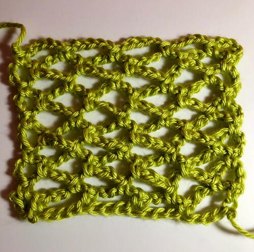 How To Crochet The Lattice Stitch Tutorial 