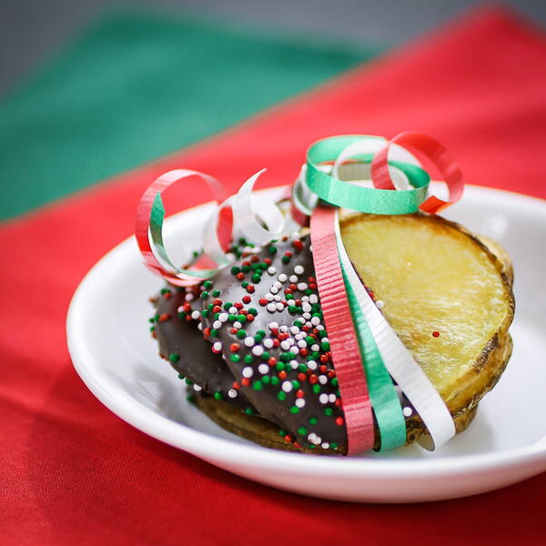 Chocolate Covered Potato Chips