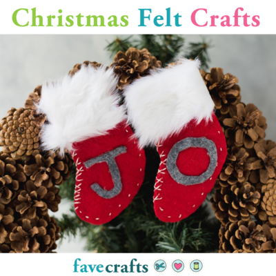 44 Christmas Felt Crafts