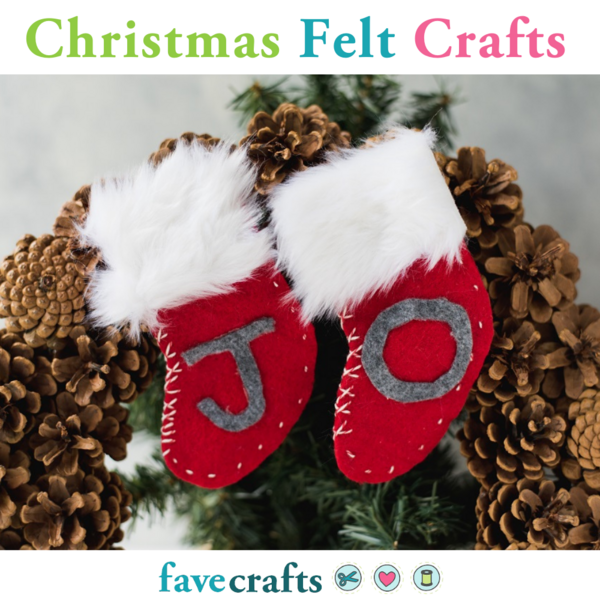 44 Christmas Felt Crafts