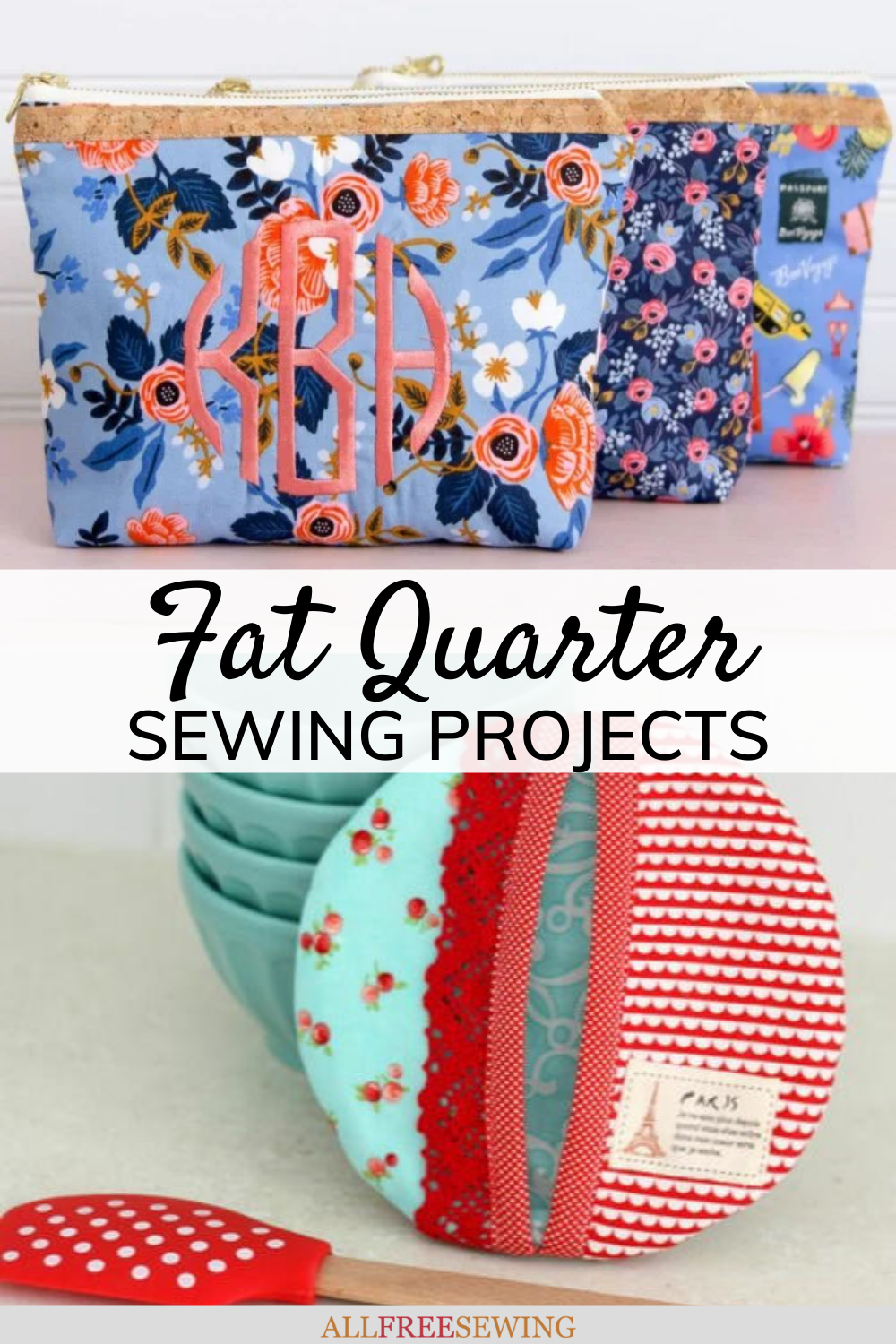 Sew a Mug Caddy Organizer: free fat quarter friendly sewing pattern