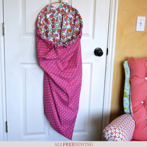 DIY Hanging Laundry Bag