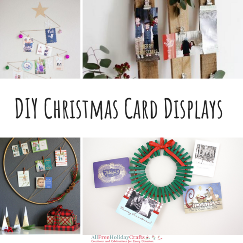 DIY Christmas Card Display Ideas