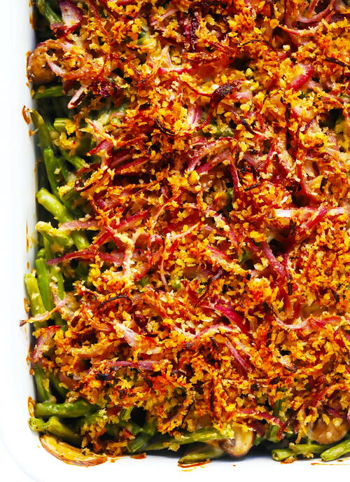 Healthy Green Bean Casserole