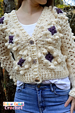 bobble stitch sweater