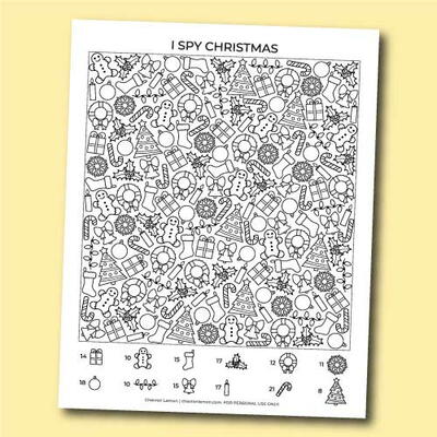Printable I Spy Christmas