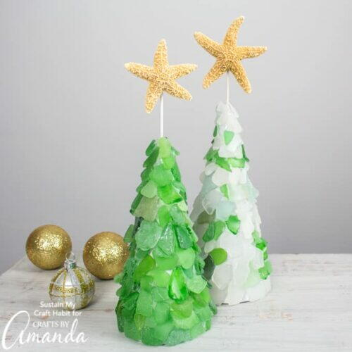 Sea Glass Christmas Tree