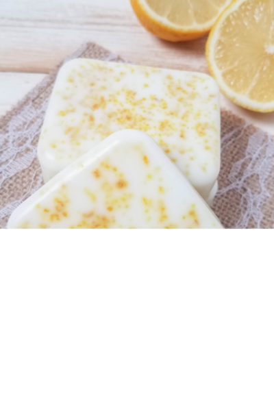 Homemade All Natural Lemon Soap