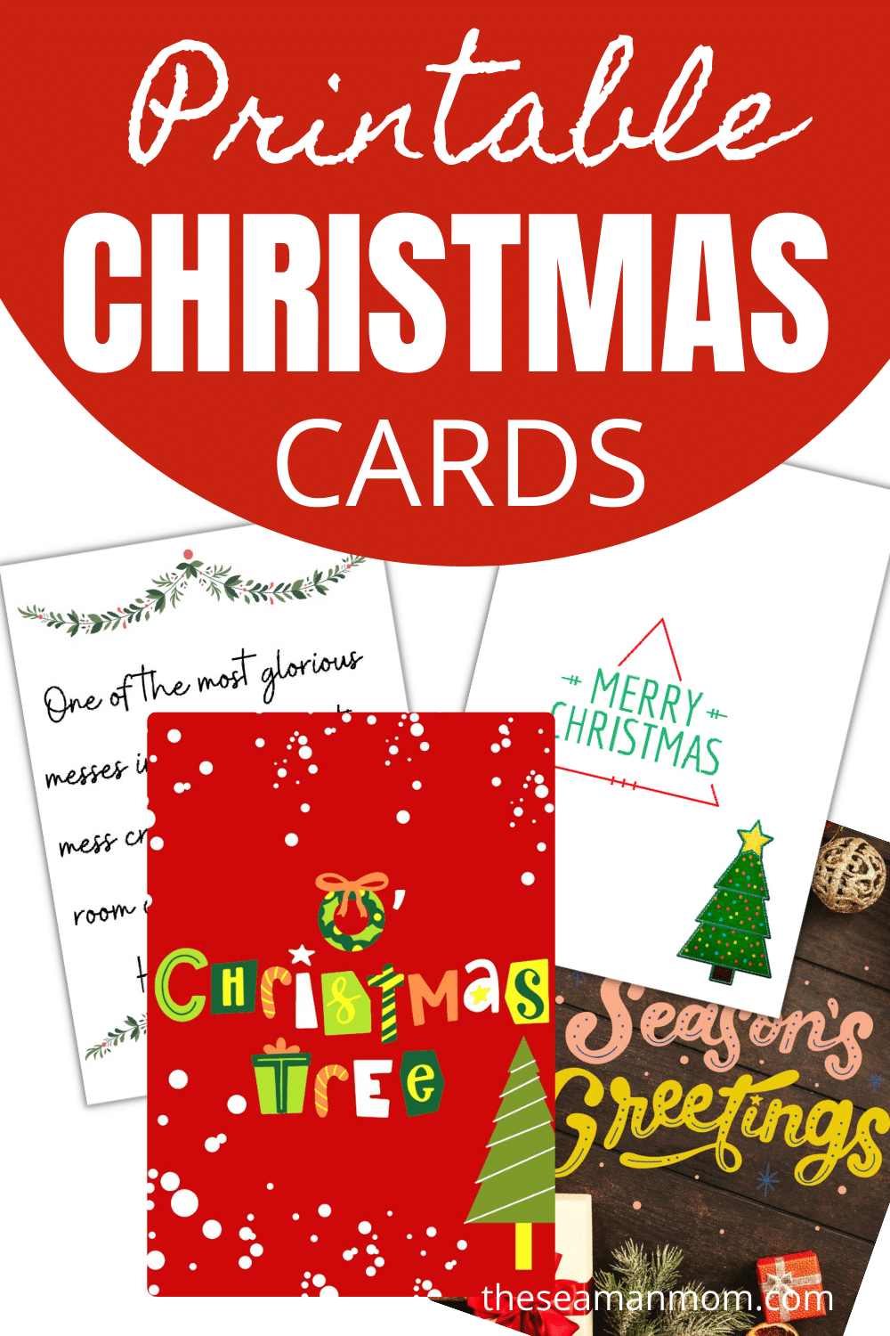 Printable Christmas Cards | DIYIdeaCenter.com